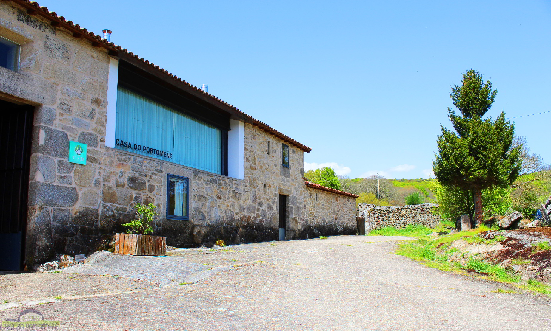 casa rural galicia zonas ajardinadas